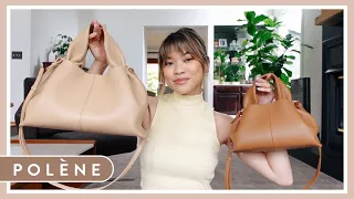 Polene Numero Neuf VS Numero Neuf Mini - Side by side bag comparison & what fits in each bag