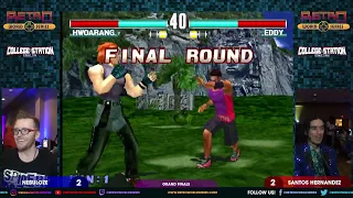 Nebuloze vs Santos Hernandez (Grand Finals) - Tekken 3 (PS2) - College Station Comic Con 2023