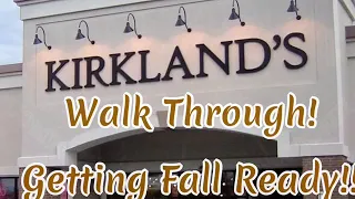 Getting FALL READY! Kirkland’s Walk Through!