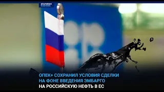 ОПЕК+ сохранил условия сделки на фоне введения эмбарго на российскую нефть в ЕС