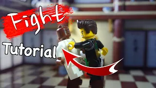 LEGO Stop Motion Mid-Air Fight TUTORIAL | TrashCanFilms