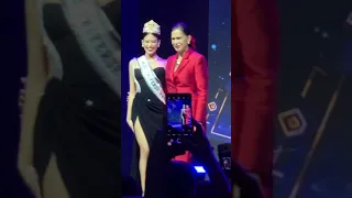 Miss Universe Philippines 2023 Michelle Dee with Her Mom Melanie Marquez