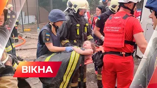 🔷 Ранковий ОБСТРІЛ Києва: ворожа ракета ЗАВАЛИЛА відразу ТРИ поверхи будинку, працюють РЯТУВАЛЬНИКИ