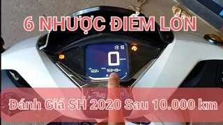 ĐÁNH GIÁ SH 2020 SAU 10.000km, 6 Lỗi Lớn và Chia Sẻ Cách Thay Nhớt Láp, Nhớt Máy và Châm Nước Mát