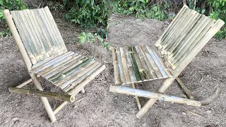 Collect bamboo from my backyard to make a nice bamboo chair.