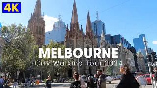 4K Melbourne City Views ⎮ Walk in Melbourne Australia ⎮ Walking Tour Melbourne #melbourne #australia