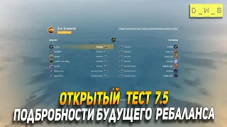 Подробности обновления 7.5 в Wot Blitz | D_W_S