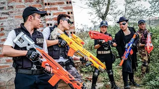 LTT Game Nerf War : Warriors SEAL X Nerf Guns Fight Criminal Group Black Man Invade To Destroy