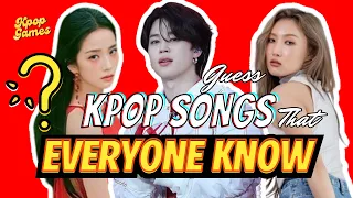 4O K-POP SONGS THAT EVERYONE KNOWS !!! | QUIZ KPOP GAMES 2023 | KPOP GUESS GAME