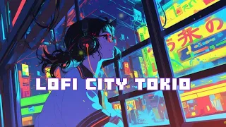 Neon City Tokio / Synthwave / Lofi hiphop / Chill Music / work&relax&study / Stress relief [作業用 勉強用]