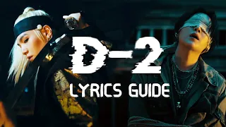 BTS Mixtapes #5: "D-2" by AGUST D, aka SUGA (English lyrics guide)