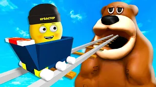 ТЕЛЕЖКА ФАЗБИР ДОЕХАЛ ДО КОНЦА в РОБЛОКС ! Roblox