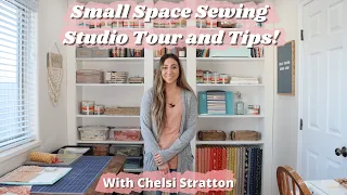 Small Space Sewing Studio Tour and Tips