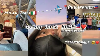 Going back home to the Philippines🇵🇭 (after 6 years) | Nicka Cailao