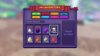 Roblox- Dragon adventures, how's my inventory looking guys?