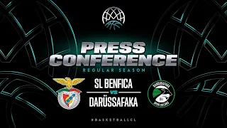 SL Benfica v Darüssafaka - Press Conference | Basketball Champions League 2022/23