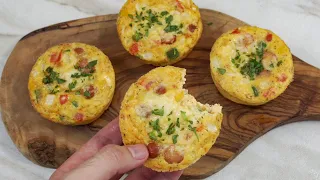 No Comas Pan, Ricos Muffin de Huevos para el Desayuno