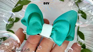 🎀ЗАКОЛКИ для волос из ленты 2.5 см СВОИМИ РУКАМИ|🎀DIY|BOW|laço😍💓