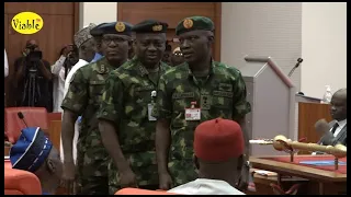 Watch Full Video!!! Senate Turns Back Service Chiefs As Absence Of NSA, CSD Stall Security Meeting