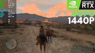 RTX 4070: Red Dead Redemption - 1440p, Xenia Emulation