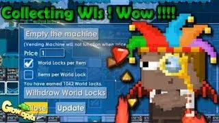 COLLECTING WLS FROM MY PROFITABLE WORLDS ! * TONS PROFIT ! * | GROWTOPIA