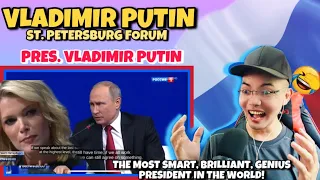 PUTIN SHOCKED ST. PETERSBURG FORUM PARTICIPANTS WITH FRANKNESS 🇷🇺 (RUSSIA)