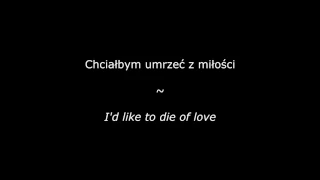 Myslovitz - Chciałbym umrzeć z miłości (polish/english lyrics)