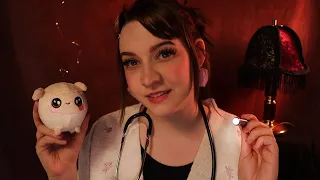 ASMR / Friendly School Nurse Examines You (Eye exam, Scalp Inspection, Personal Attention, etc)