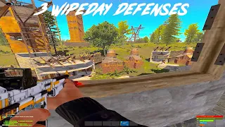 WIPEDAY RAID DEFENSES | RUST VITAL MAIN | hM