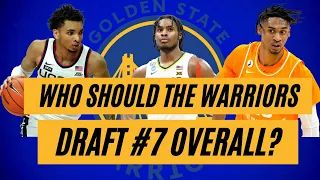 This Is Who The Golden State Warriors NEED To Draft With The 7th Pick In The 2021 NBA Draft...