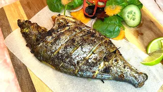 Tasty Oven-Roasted Sea Bream Recipe ||  Easy and Flavourful Oven Baked Whole Fish Recipe