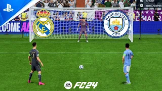 FC 24 | Ronaldo vs Messi | Real Madrid vs Manchester City | UCL Quarter Final | Penalty Shootout PS5