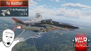 The F-4J Phantom II Top Tier Experience! | War Thunder
