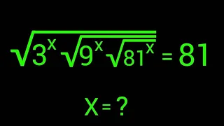 Math Olympiad | A Nice Square Root Math Simplification | Find the value of X