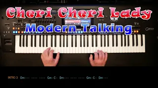 Cheri Cheri Lady - Modern Talking, Cover, eingespielt mit titelbezogenem Style auf Yamaha Genos