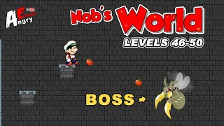 Nob's World - Levels 46-50 + BOSS / Gameplay Walkthrough (Android, iOS)