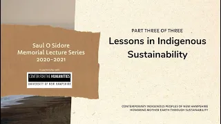 Lessons in Indigenous Sustainability