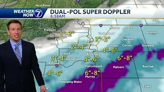 No snow Wednesday, windy, colder, and more snow tomorrow