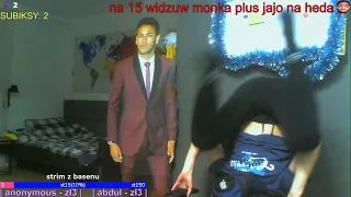 STRIMER ROBI ŚWIECE Z PLECAKIEM NA GŁOWIE ZA FOLLOW