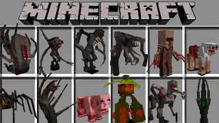 ПАРАЗИТЫ  САМЫЙ ЖУТКИЙ МОД НА MINECRAFT ОБЗОР SCAPE AND RUN PARASITES ГАЙД ПО МОДУ