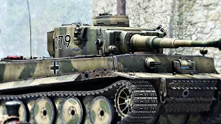 Tiger tanks vs Centurion tanks. Cinematic