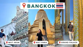 How To Visit The GRAND PALACE, WAT ARUN and WAT PHRA in ONE DAY | Bangkok Thailand Travel Vlog 2024