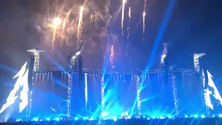 Metallica Fireworks End of Concert Live Edmonton 2017