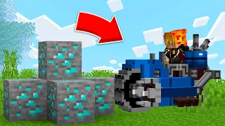 КОПАЮ В ШАХТЕ НА ТРАКТОРЕ В МАЙНКРАФТ - БАЗА ЛОВУШКА ! Алексбой Minecraft