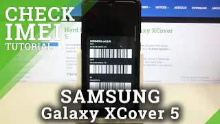 How to Check IMEI and Serial Number in SAMSUNG Galaxy XCover 5 – Find IMEI and SN