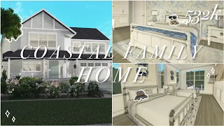 🫧🧺🐚 coastal family home speedbuild 532k | roblox bloxburg