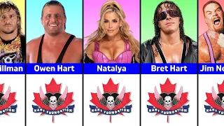 WWE The Hart Foundation All Members
