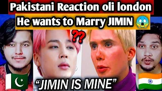 Pakistani reacts to OLI LONDON | BTS JIMIN | This Guy Married BTS Jimin | Dab Reaction