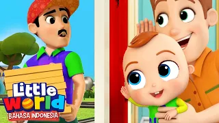 Siapa yang Mengetuk Pintu? | Kartun Anak | Little World Bahasa Indonesia