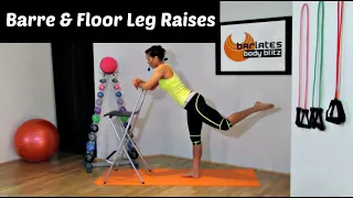 25 min Sleek Thighs Workout - BARLATES BODY BLITZ Barre and Floor Leg Raises